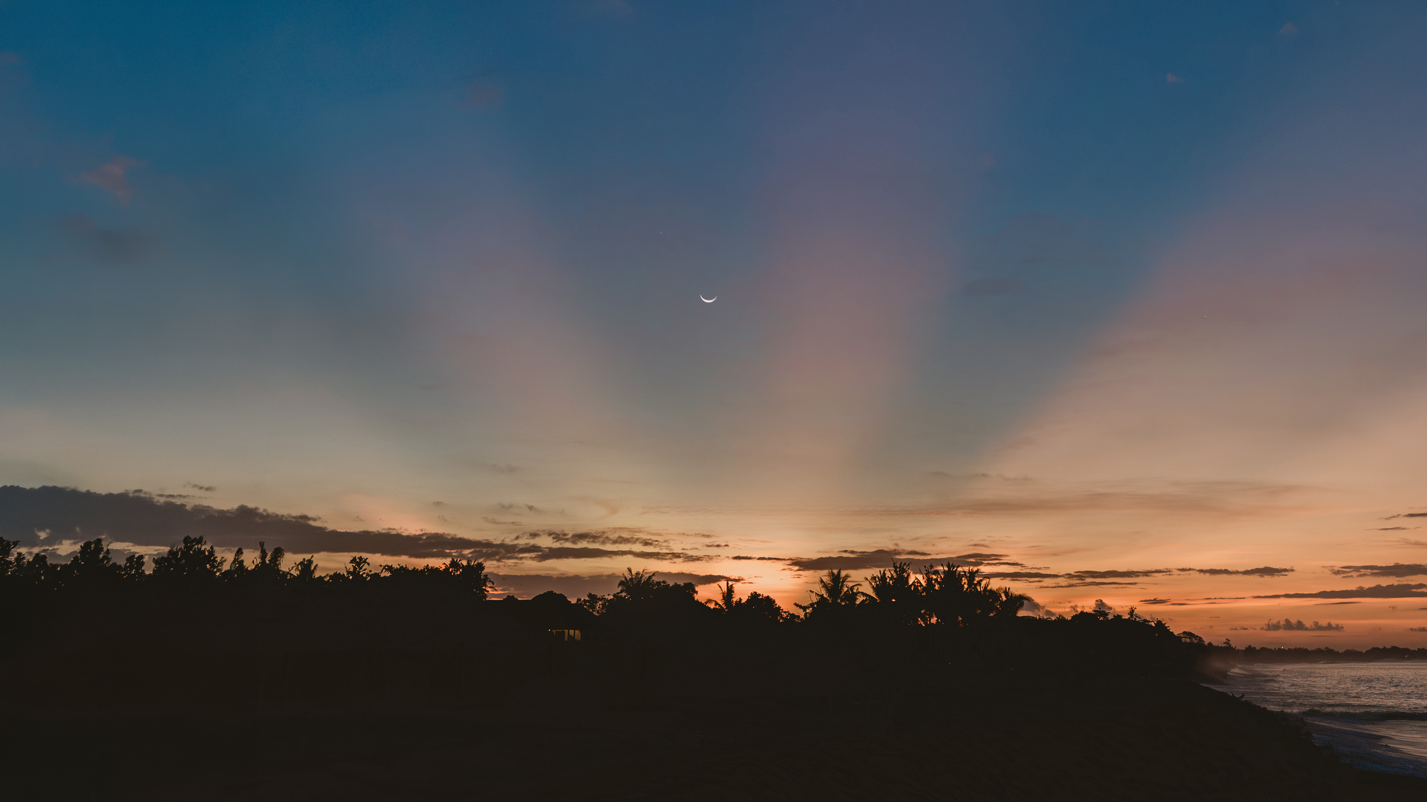 Bali sunset view